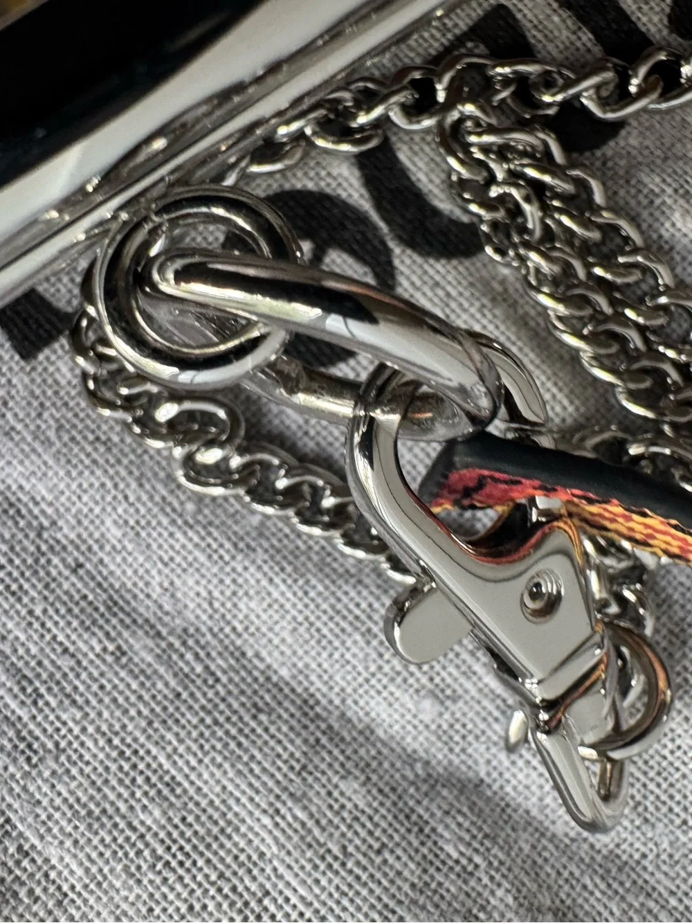 Vivienne Westwood Granny Frame Tartan Plaid Kiss Lock Bag Chain Strap